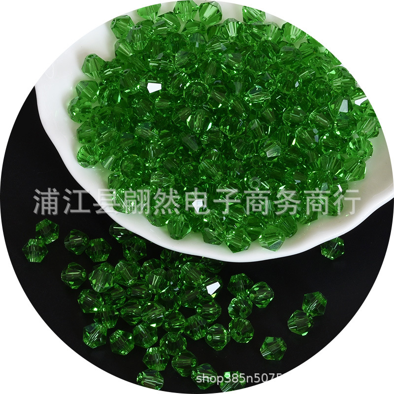 3-8mmAAAA水晶菱形珠精品水晶ガラス珠二頭尖珠DIY珠散珠アクセサリー部品