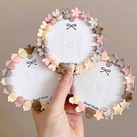 多巴胺儿童碎发小抓夹发饰小号女童前额刘海发夹侧边迷你发卡抓夹