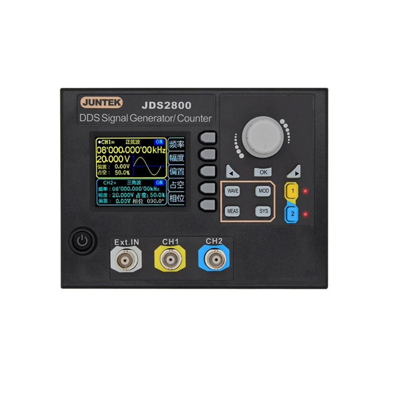 JDS2800 Полный ЧПУ DDS Двухканальная функция Генератор сигналов произвольной формы Источник сигнала Частотомер