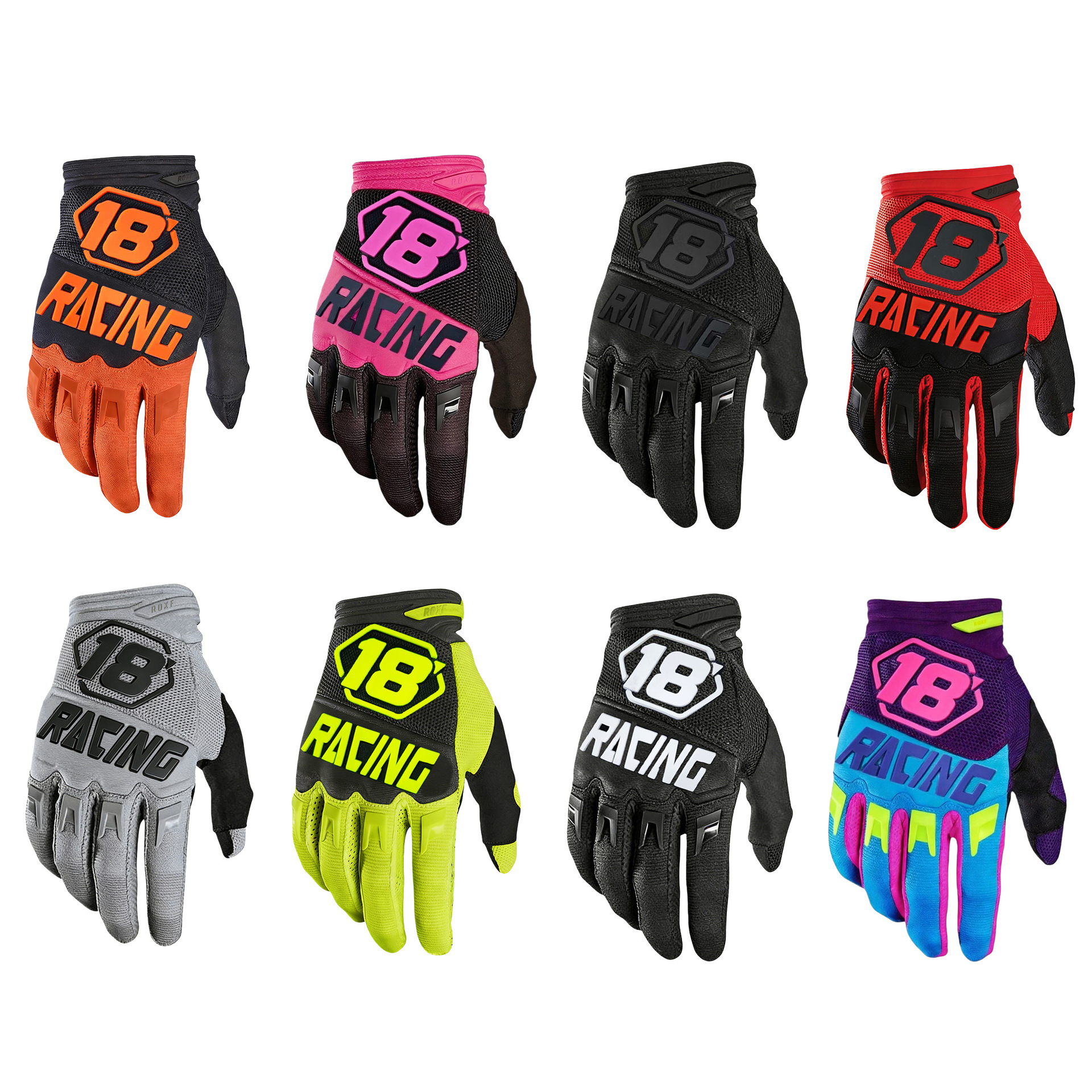 Amazon's best-selling touch-screen 8-color outdoor cycling gloves, motorcycle off-road long-finger wear-resistant and non-slip gloves