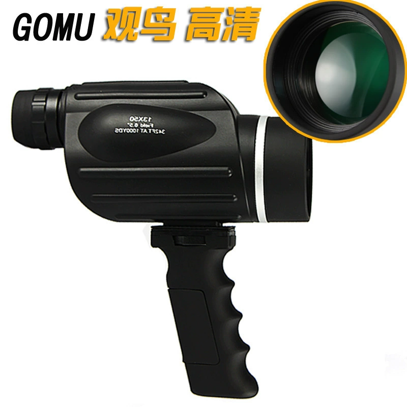 Монокулярный телескоп Gaomu 13x50, высокое разрешение, заполненное азотом, водонепроницаемое, дальность действия при слабом уровне освещенности, широкоугольное зеркало для наблюдения за птицами WYJ