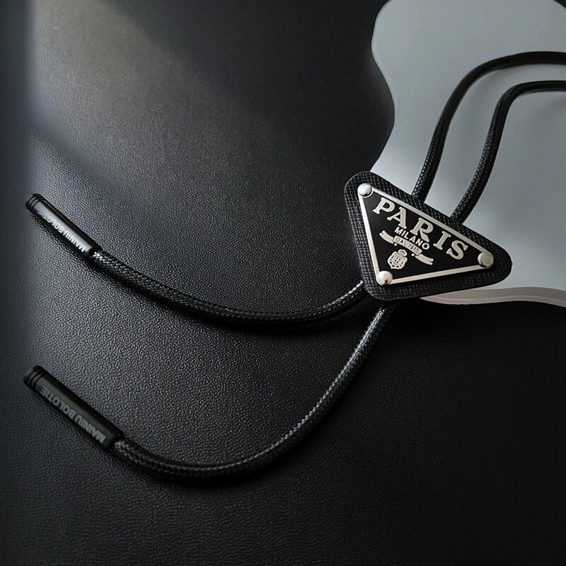 3LD001# Fashion Triangle Tie Trendy Polo Tie Distinctive Black Bolo Tie T-shirt Decorative Lining 3LD001# Fashion Triangle Tie Trendy Polo Tie Distinctive Black Bolo Tie T-shirt Decorative Lining