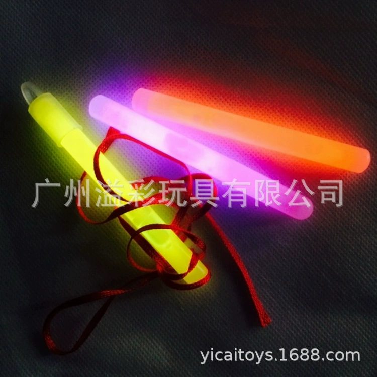 Поставка 1*10cm светящийся стержень четыре дюйма светящийся стержень светящийся стержень 10*100mm светящийся стержень с веревкой