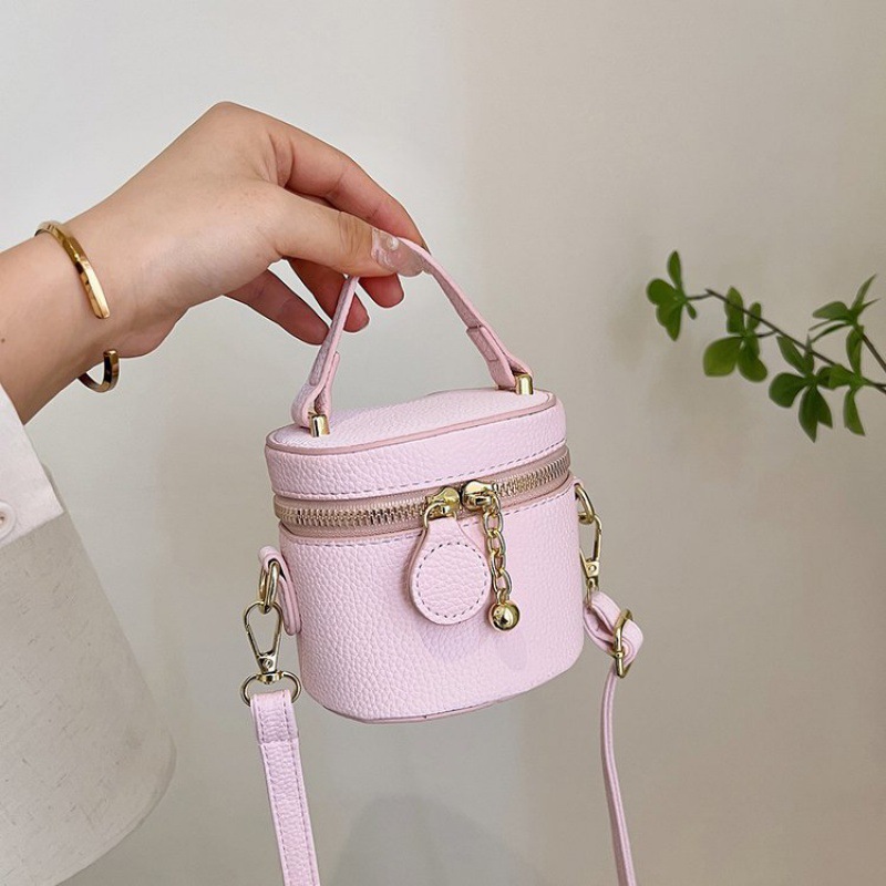 New Fashion Multi-color Mini Portable Bucket Bag Women's Kor..