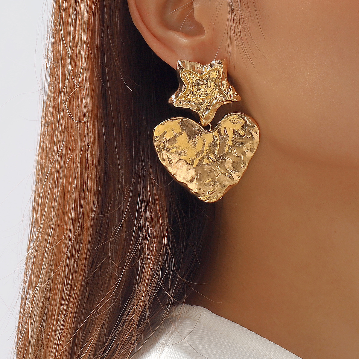 Vintage Love Earrings - Image 1