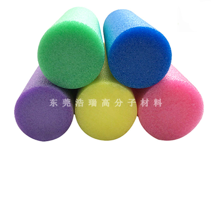 珍珠棉棒 珍珠棉管 epe实心空心彩色棒EPE游泳棒浮力棒