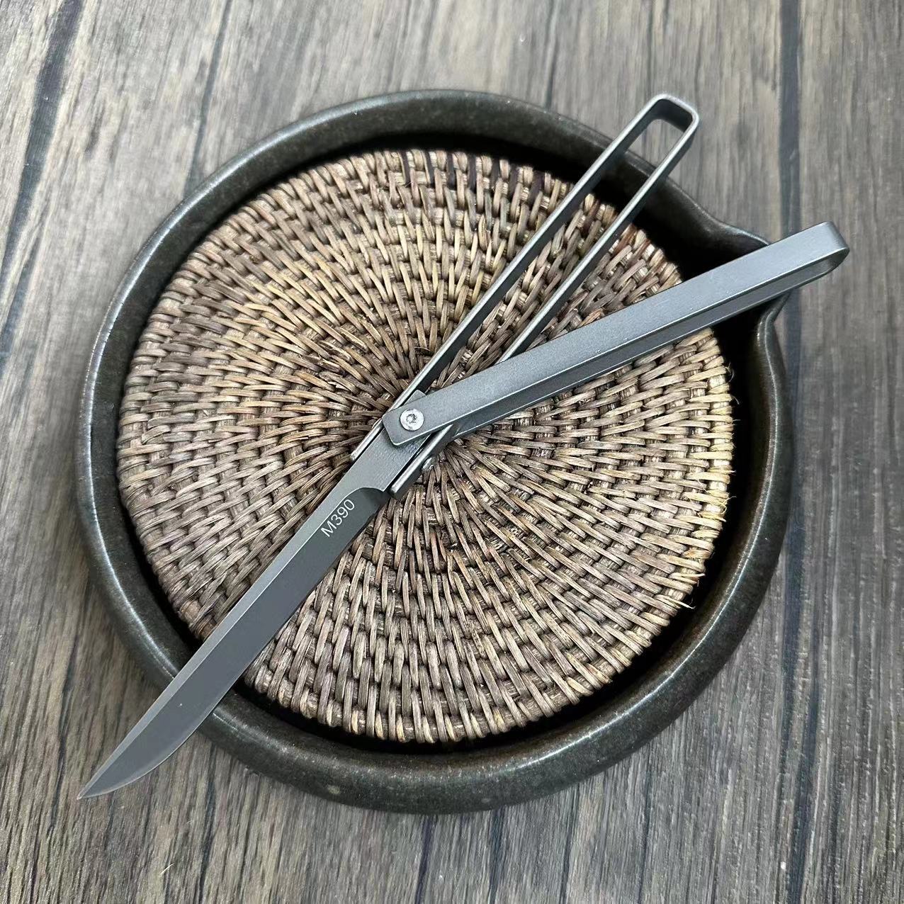 M390折叠刀新款多功能户外野营便携式折叠刀随身携带高硬度水果刀