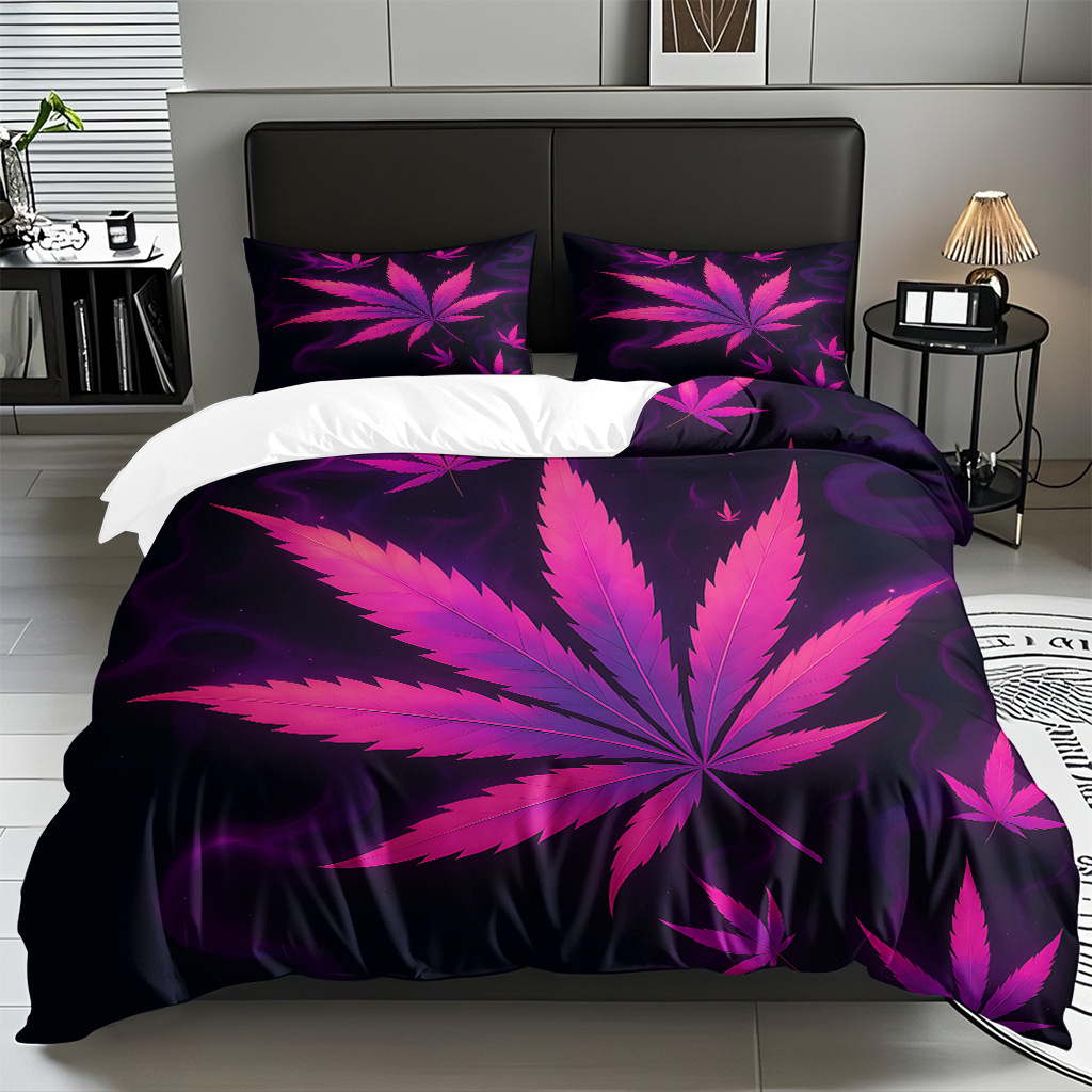 Modo JIT Temu transfronterizo tela doméstica abrasión cubierta hoja de impresión digital set de ropa de cama fábrica directa