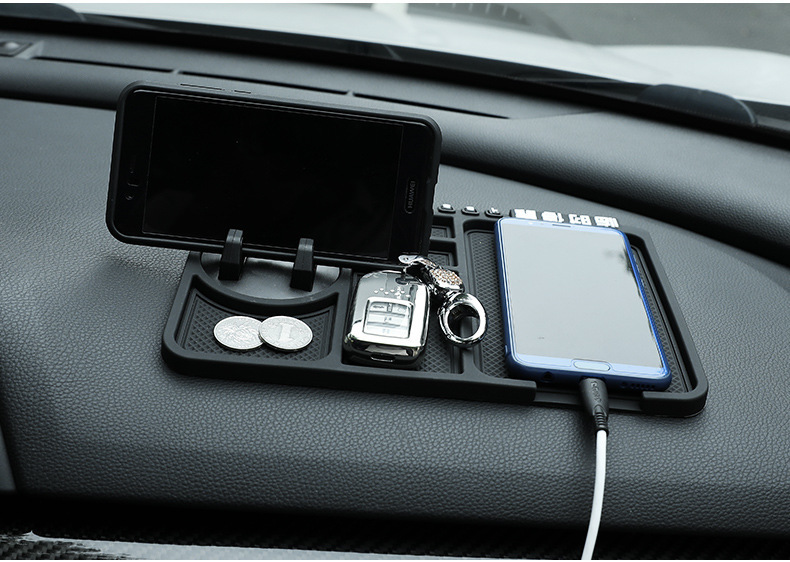Car Anti-Slip Mat for Mobile Phones, Car Storage Mat, Car Phone Holder, 2025 High-End Mat, Car Navigation Accessories