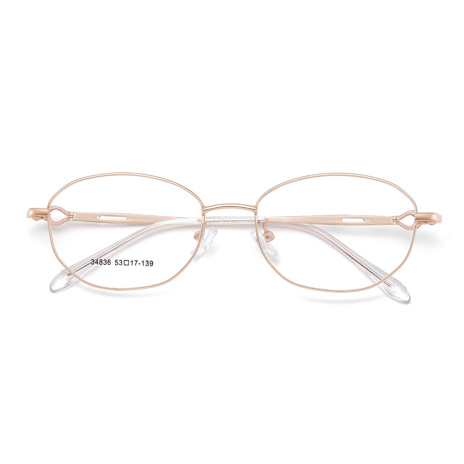 Mayorista cuadrado multilateral marco de gafas chicas ultra ligero marco de gafas de aleación vacío IP marco de gafas de brazo hueco