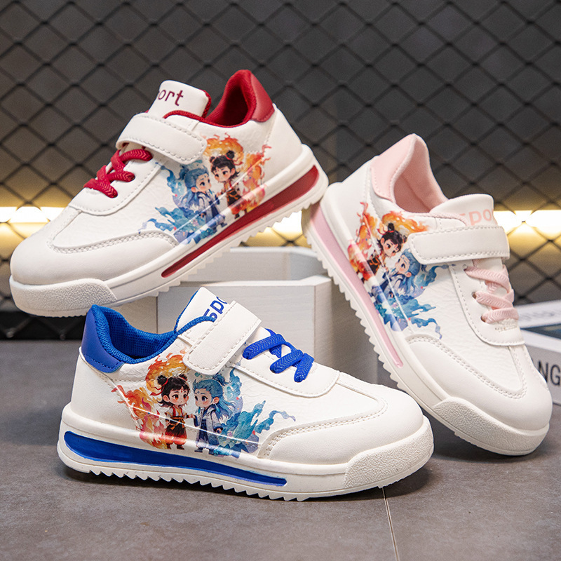 Children's Sports Shoes 2025 Spring & Fall New Popular Fashion Internet Celebrity Ao Bing Nezha Casual and Comfortable Sports Shoes Trend