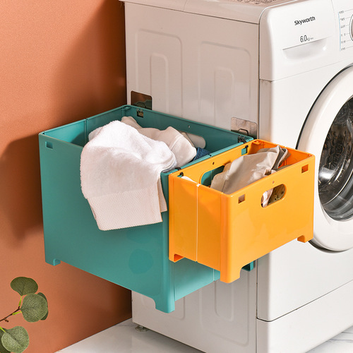 Wall-mounted dirty clothes basket storage and organization basket laundry basket large capacity storage basket no punching dirty clothes basket dirty clothes basket