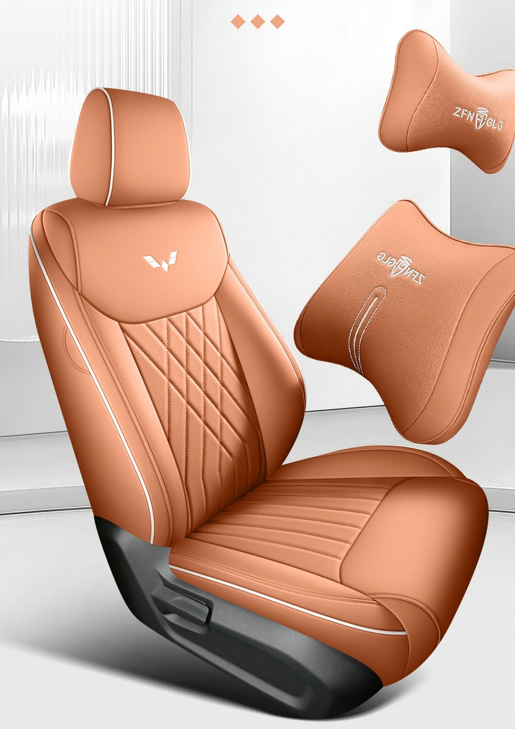Wuling Xingchen Seat Cover Special All-inclusive Four-season Seat Cover Modified Interior Pierced Leather Automotive Cushion
