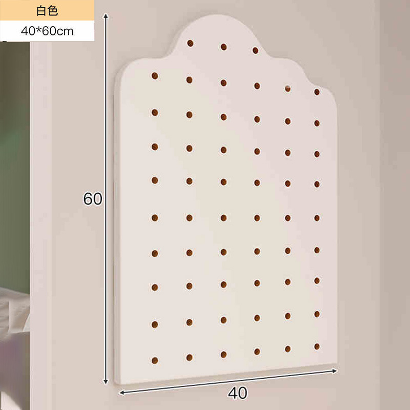 Tablero de agujero de madera maciza, entrada al armario de zapatos, estante de almacenamiento en la pared, pared de fondo de pared para uso doméstico