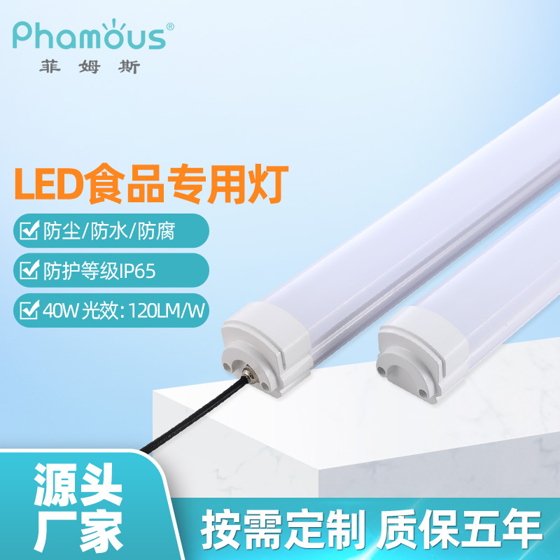 一体化三防灯管厂家IP67防水冷库灯高光效LED灯管一体化三防灯