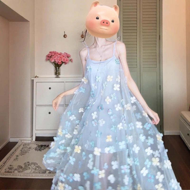 Blue dress from Yunnan province