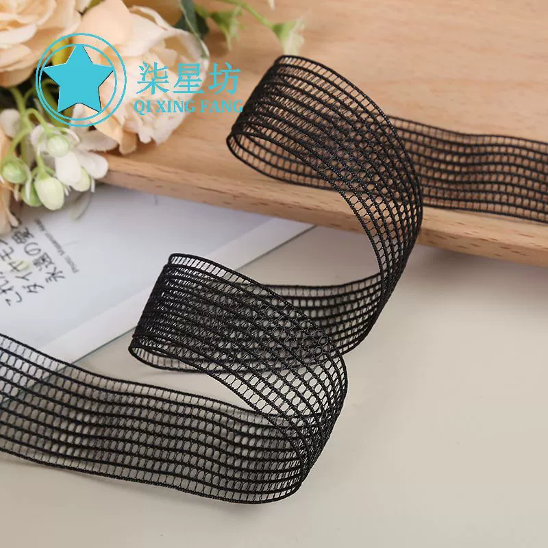 Оптовая продажа эластичная сетка прозрачная рыбья лента сетка рыболовная сетка натяга проволока эластичная лента для одежды производитель лент