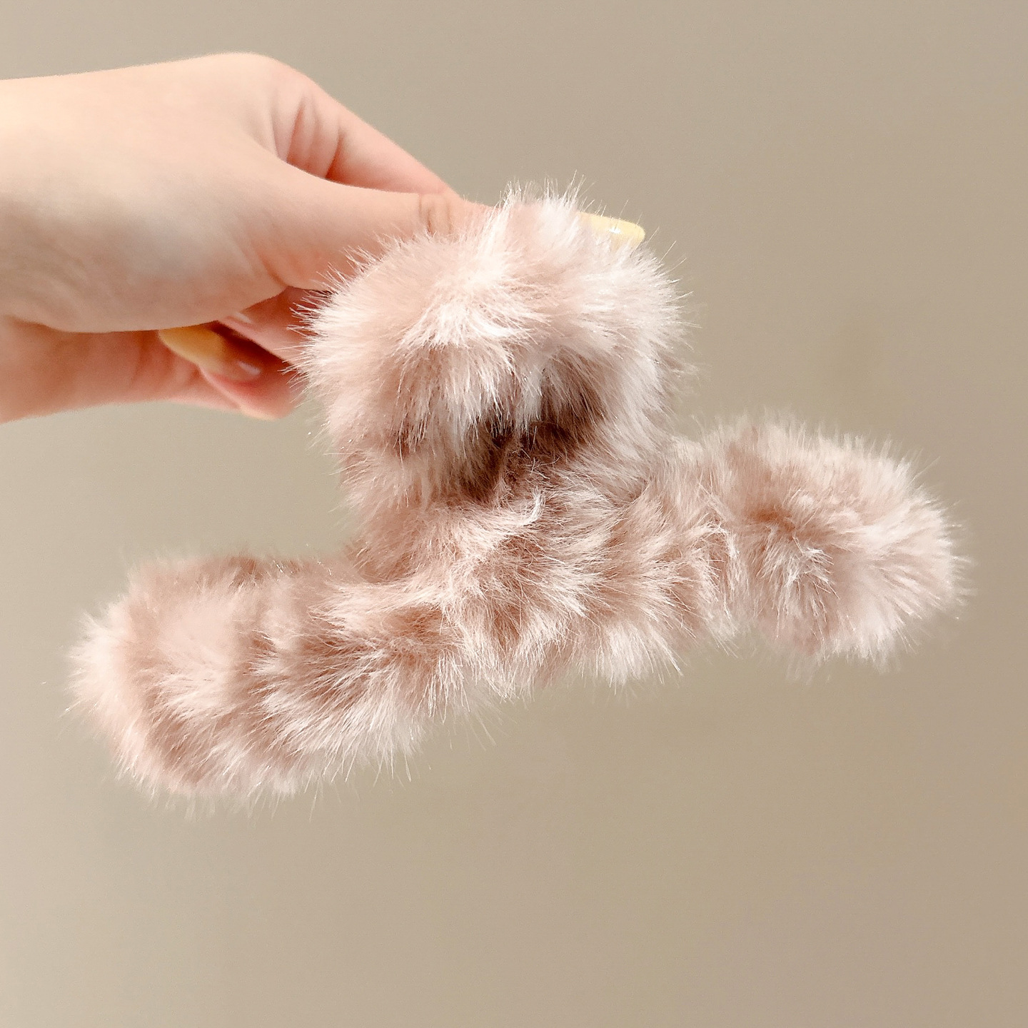 Pinza coreana grande para cabello abundante, clip de tiburón elegante y resistente