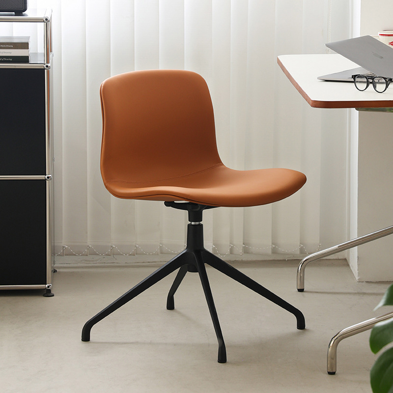 Nordic Simple Backrest Negotiation Office Computer Chair Meeting Roller Comfortable Sedentary Lifting Rotating Desk Chair