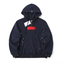 SS26������Box Logo Zip Up Hooded��īͼ��������ñ������Ůͬ��