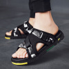 [Multi style combination] 2020 summer slipper man outdoor men Exorcism Sandals Korean Edition personality Sandy beach Sandals