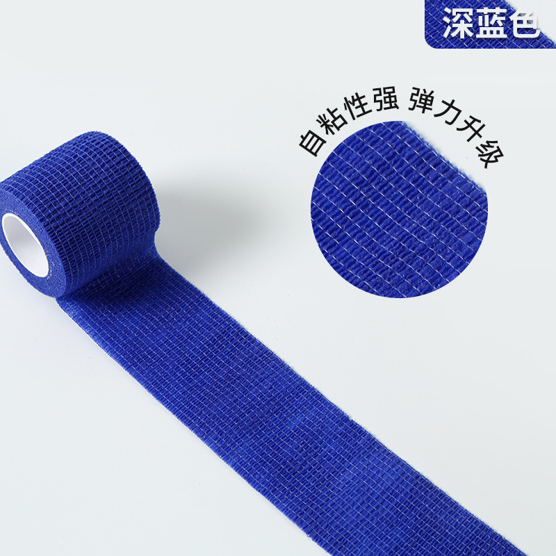 Fábrica al por mayor auto-adhesivo elástico dedo vendaje deportes cinta protectora de uñas no tejida auto-adhesivo dedo protección correa de rodilla