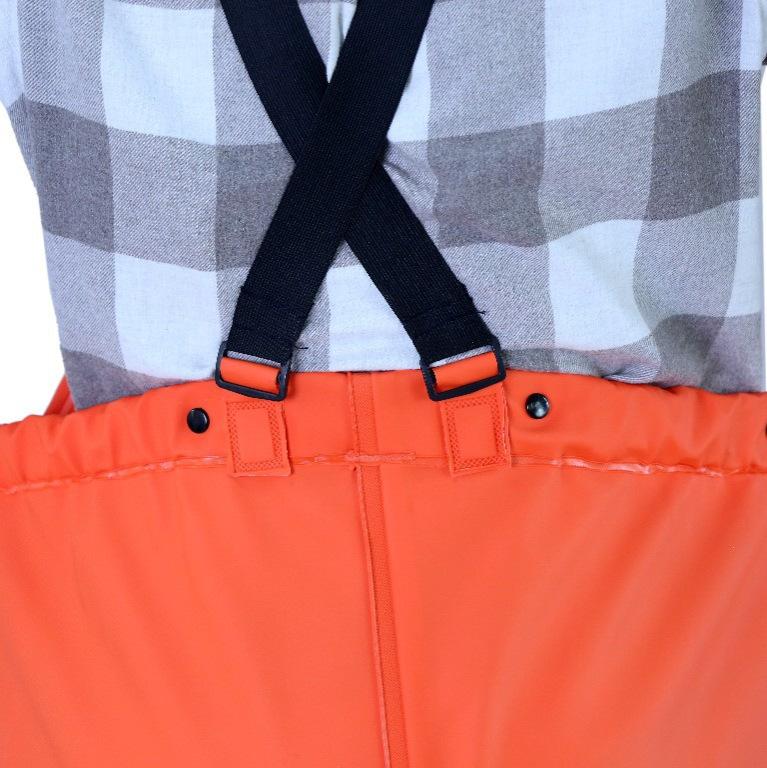 Breeding Pants Half-Body Raincoat Waterproof Suspenders Heavy Rain Protection Rain Pants Set Pvc Thickened Split-Type Outdoor Split-Style