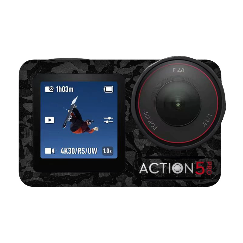 Подходящая для DJI Osmo Action5Pro экшн-камера матовая пленка цветные наклейки полный комплект