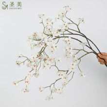 仿真平面梨花新中式花艺花材婚庆家居装饰摄影道具工厂批发禅意