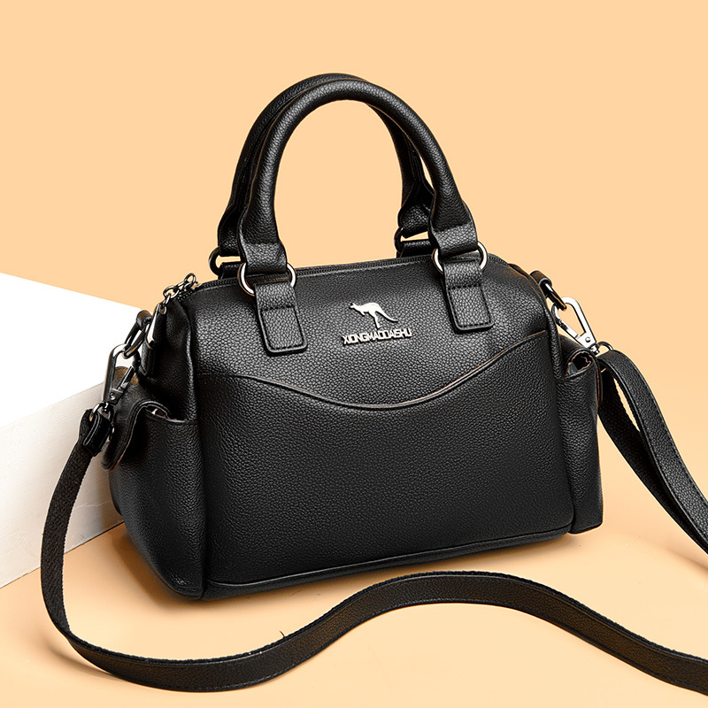 Boston Brand Pillow Bag For Women 2023 New Genuine Leather Large Capacity Soft Leather Shoulder Crossbody Handbag