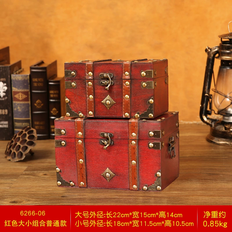 Storage Box Large Wood Vintage from Yomiego