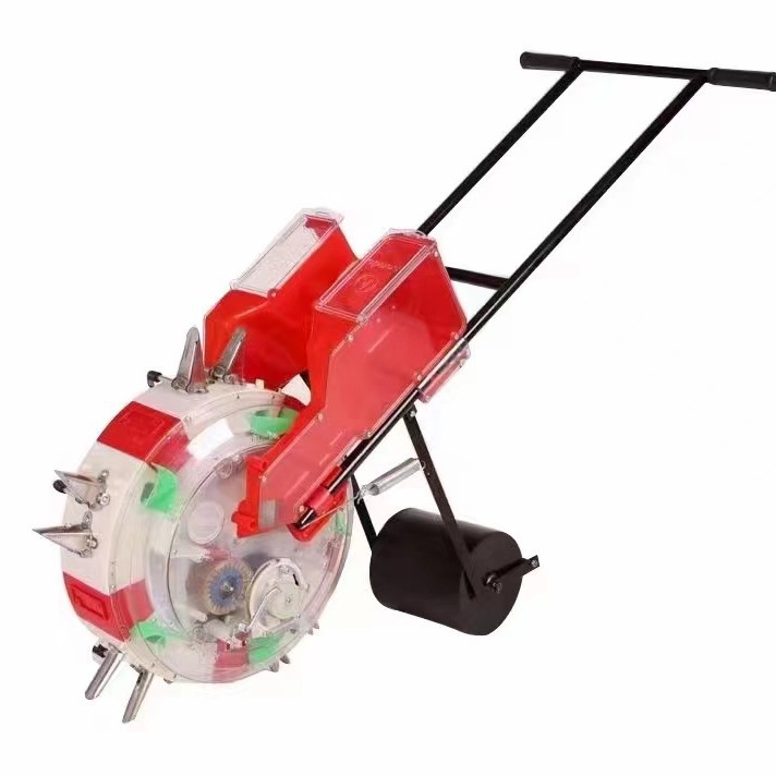 Siembra de maíz empujada a mano siembra de maní y soja siembra precisa siembra de fertilizante simultánea siembra automática multifuncional image 4