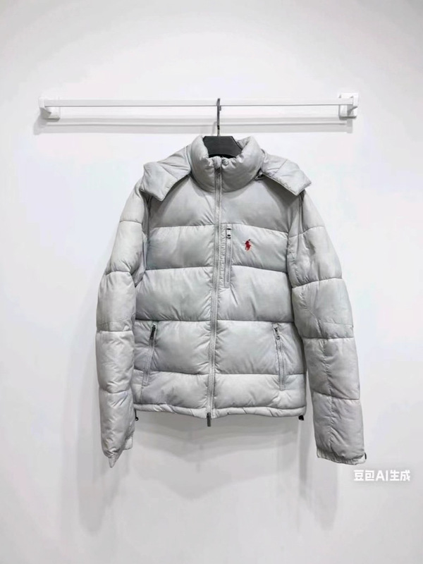 跨境外贸现货冬季拉夫RL小马男女加厚保暖棉服情侣款连帽棉衣外套|undefined