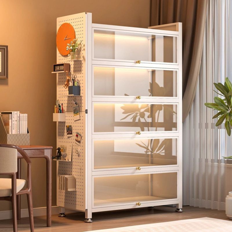 Glass door bookcase, transparent display cabinet, steel storage cabinet, figurine cabinet, display cabinet, anime cabinet Glass door bookcase, transparent display cabinet, steel storage cabinet, figurine cabinet, display cabinet, anime cabinet