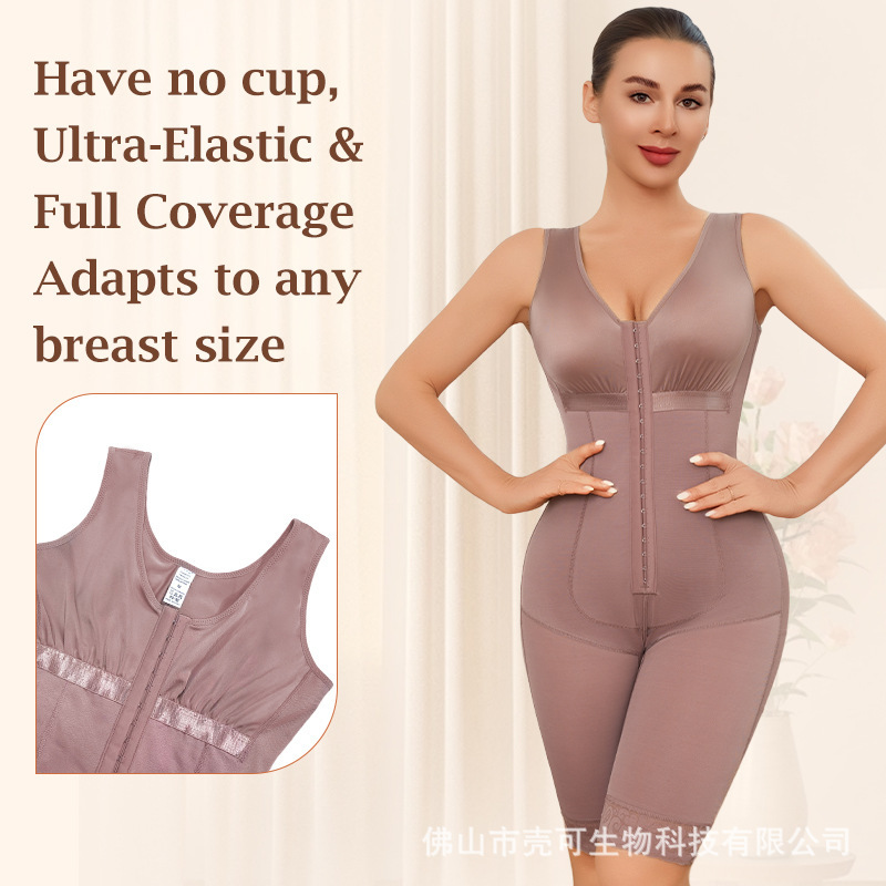 European and American Cross-Border Shapewear Jumpsuit Large Size Waist Tightening Tummy Lifting Buttocks Tight Shapewear Body Shaping Shapewear