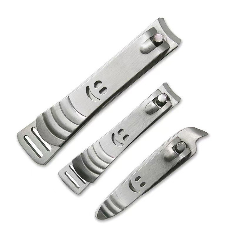 In-Stock Stainless Steel Nail Clipper Set Manicure Nail Clippers Straight and Angled Nail Art Tools Nail Scissors Pedicure Knife Batch