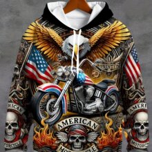 W 42660 printed hooded sweatshirt ӡ����ñ����