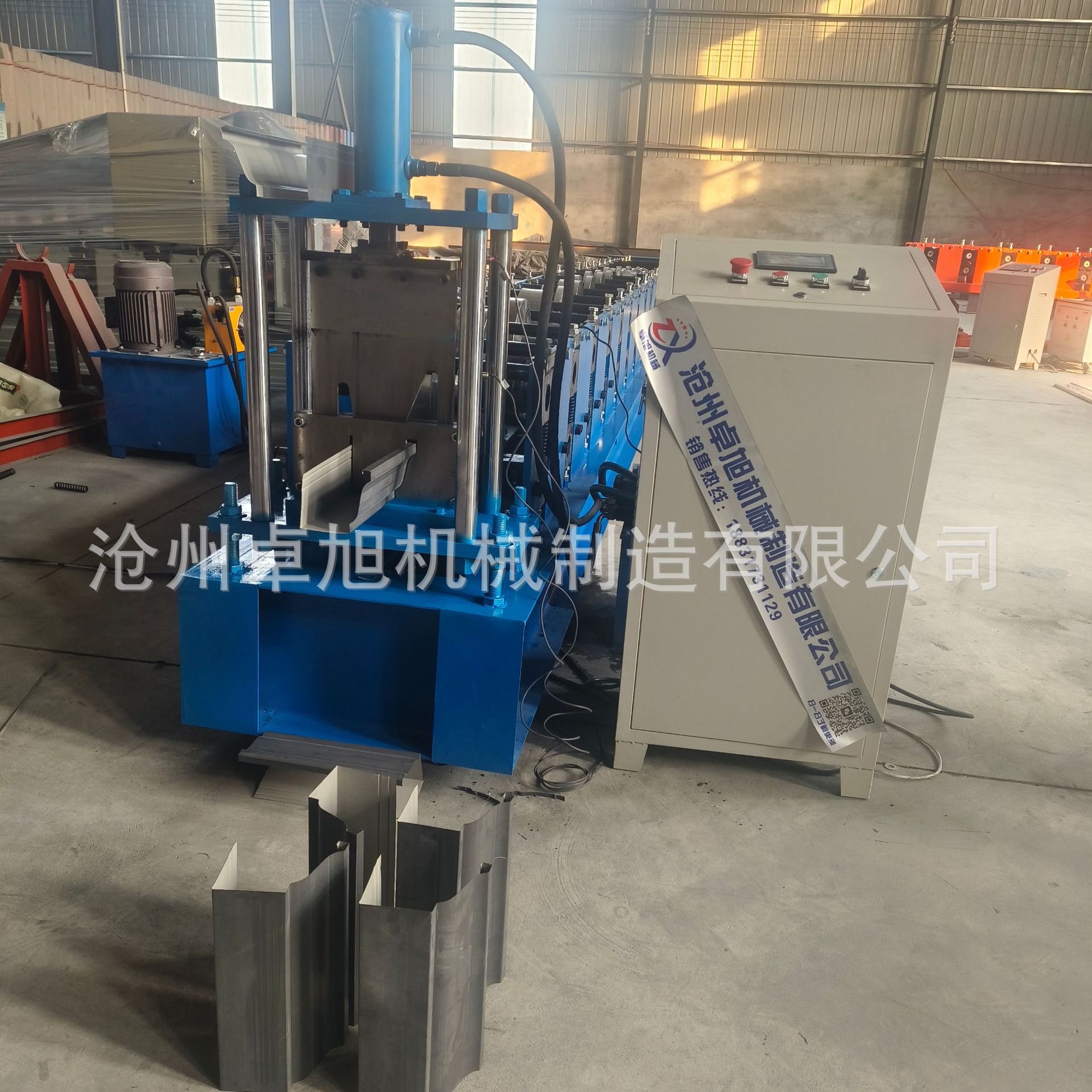 新款全自动数控欧式水槽压瓦机 U型槽冷弯成型机 天沟落水槽设备