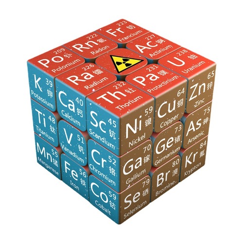 Junior high school and high school physical chemistry formula teaching third-order Rubik's cube customized toys and gifts corporate scenic spots to print