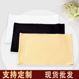 定制冰丝无痕美背抹胸一片式隐形无胸垫裹胸无肩带少女内衣女
