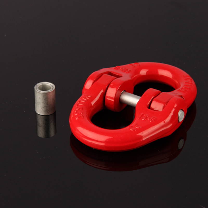 Butterfly clip connector, double ring chain connector 1T2T3T5T, chain double ring butterfly clip connector