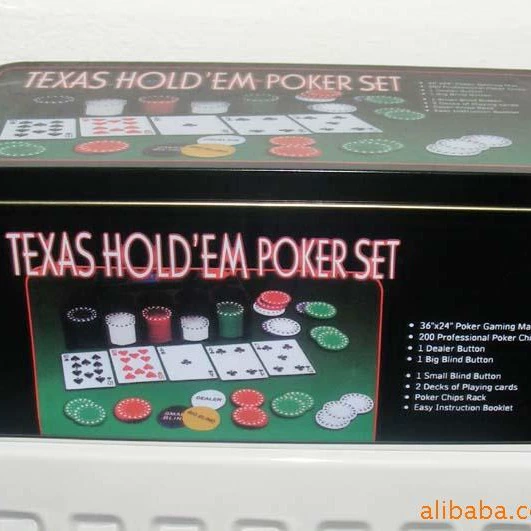 200 фишек для Texas Hold'em iron box набор чипов 200 чипов+код нанесения+покер+таблица 21+коробка