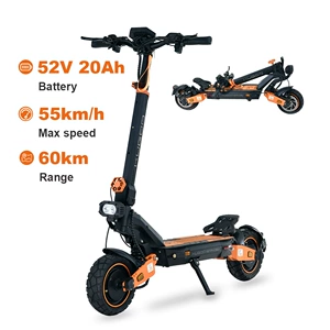 Kugoo G2 Pro Max 1000W=F2 Pro Max, 52V 20Ah Qatlanan Böyüklər üçün Elektrikli Skuter