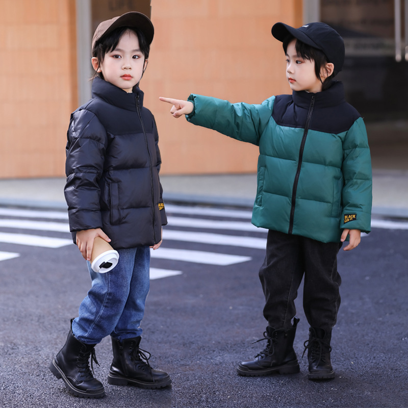2023 nuovo piumino in oro nero per abbigliamento per bambini, calore invernale per ragazzi e ragazze, medio ispessito e_voghion.com