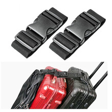 现货机场登机一字行李带 行李箱打包绑带 可调节拉杆箱捆绑固定带