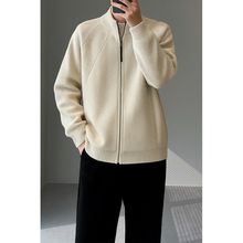 宽松针织开衫男春秋季潮流ins休闲男士毛衣外套青年外穿秋装上衣