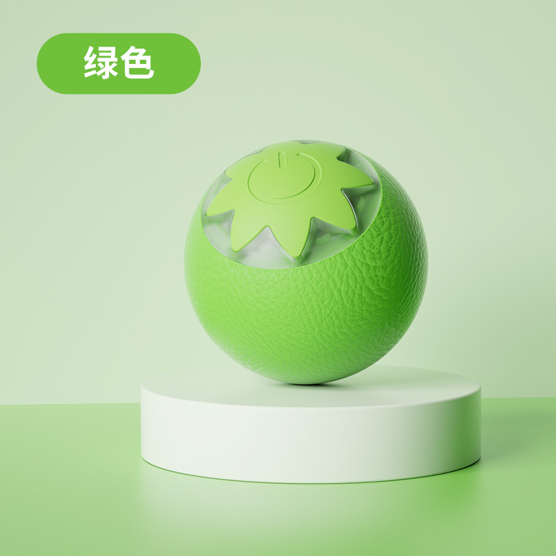 Forma de naranja transfronteriza, bola rodante gravitacional inteligente, gato, auto-hola, resistente a morder y aliviar el aburrimiento, bola de giro automático, suministros para mascotas