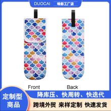 源头厂家氯丁橡胶潜水料便携简约烫发棒收纳包
