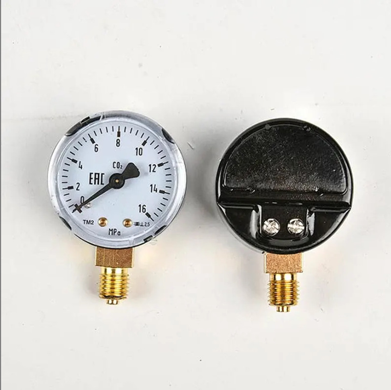 俄罗斯款氧气表二氧化碳减压器氩气表单表头减压阀日式压力表头