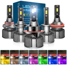 跨境汽车led大灯H11HB3led车灯csp灯芯H4H13 9007雾灯9006 881 h7